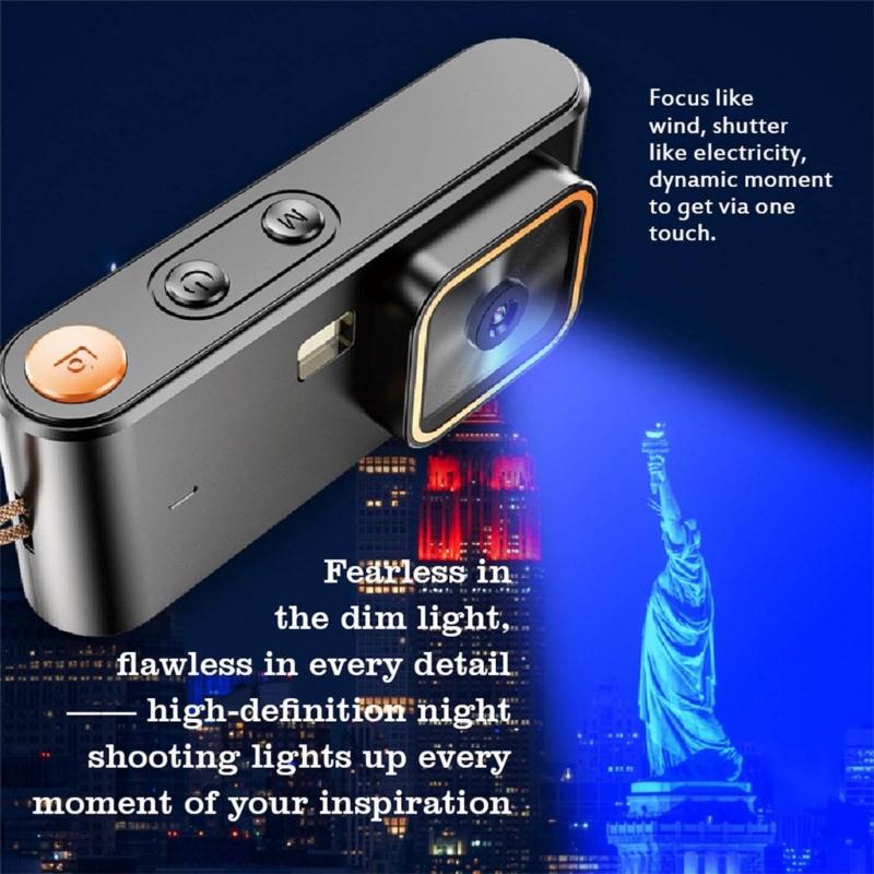 Styles Mini Digital Camera 12MP Resolution 1080P Recording Builts In 8 Filters USB Portable ABS Plastic Travel Gadget