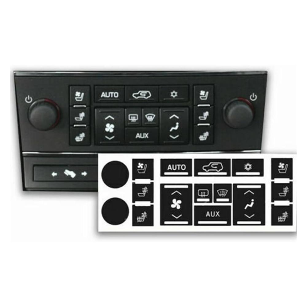 Control Climate Worn Button Repair Decal For Cadillac Escalade EXT ESV 2007-2014