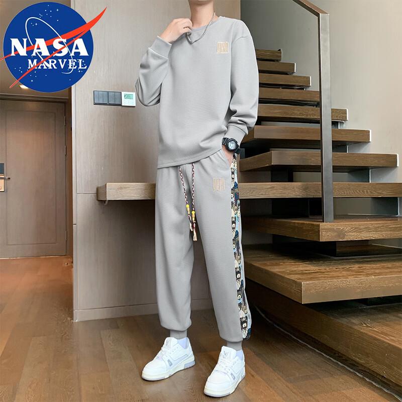 NASA MARVEL Men's Long-Sleeve T-shirt & Pants Set