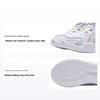 Li Ning Kids Comfortable Daily Non-Slip Wear-Resistant Low-Top Casual Shoes Kids Casual Shoes White Purple YKNT004-4