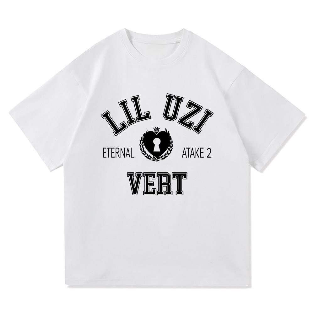 

Lil Uzi Vert New Album Etemal Atake 2 Same T Shirt Men Rapper Clothing Harajuku Hip-Hop T-Shirts Vintage Unisex GANSTA Tops S