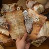 Decorate Retro Material Paper Material Decorative Material Paper Burn Down Fragment Series  DIY