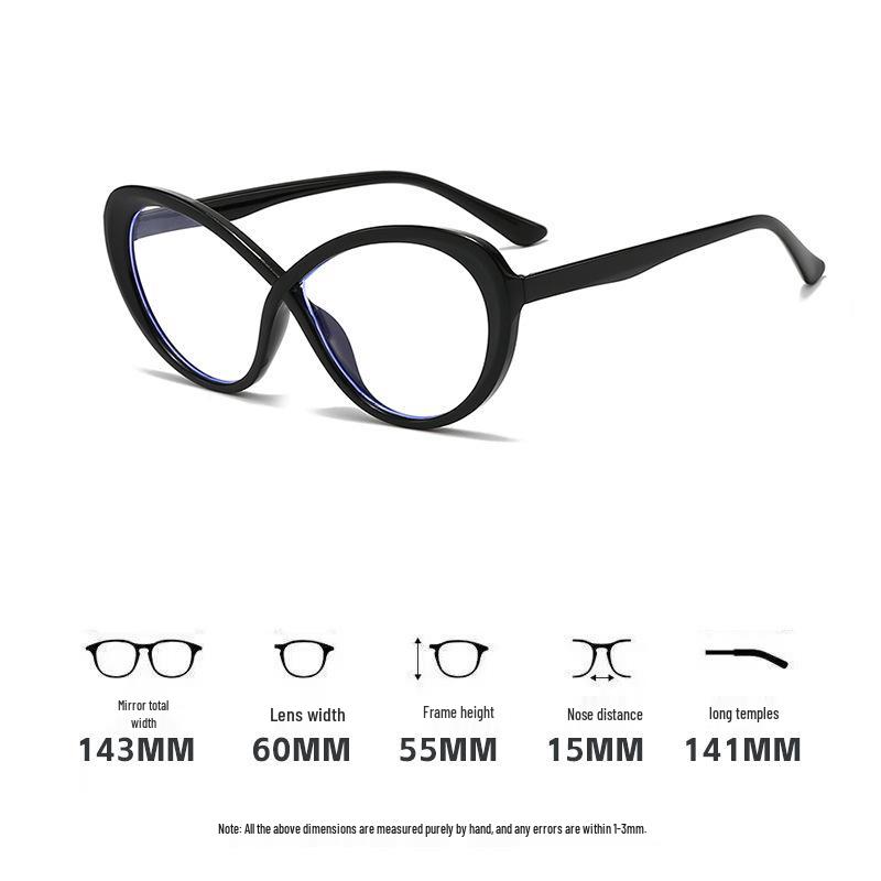 Trendy Unisex Korean-Style Myopia Glasses with High-End Anti-Blue Light Frames