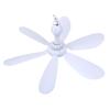 Portable Ceiling Fan 12V Mini Hanging Fan 20inch Silent Camping Tent Hanging Fan with 6 Blades Energy Saving Fan Bedroom