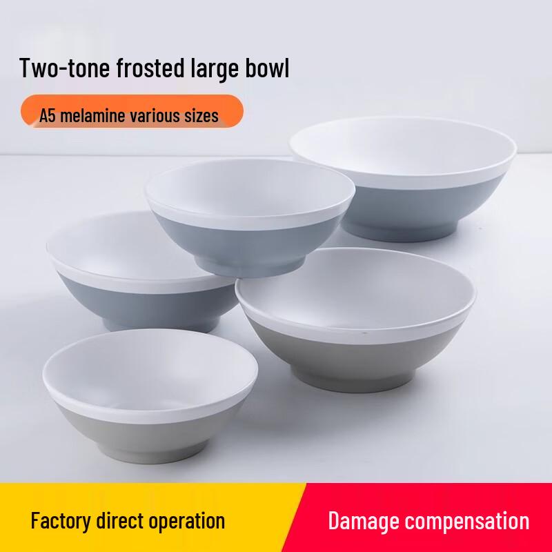 Melamin matt tiefe Nudelsuppenschale