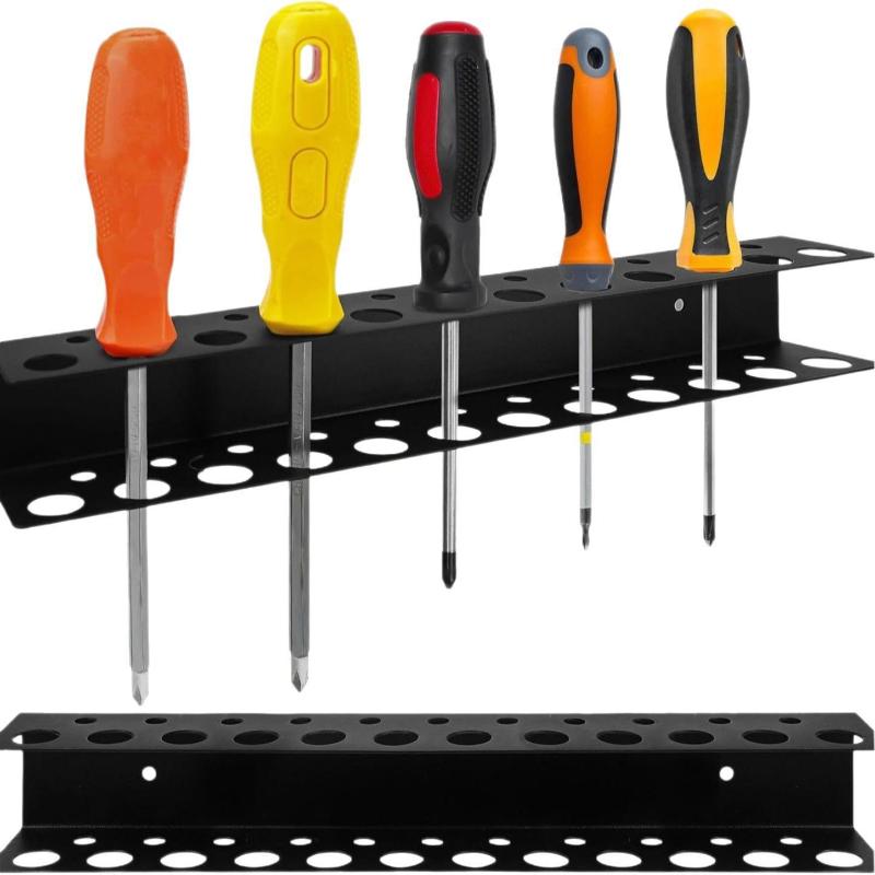 1Pcs Wall-Mounted Hardware Tool Storage For Hex Cross Screw Driver Rc Tools Storage Base Stand Screwdriver Organizer Tool