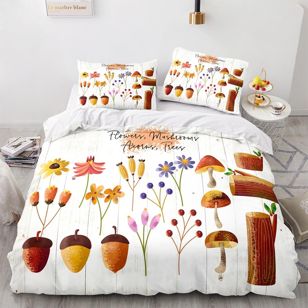 Lion King Queen Duvet Cover Watercolor Animal Bedding Set for Kids Teens Adults Colorful Wildlife 2/3pcs Polyester Quilt Cover