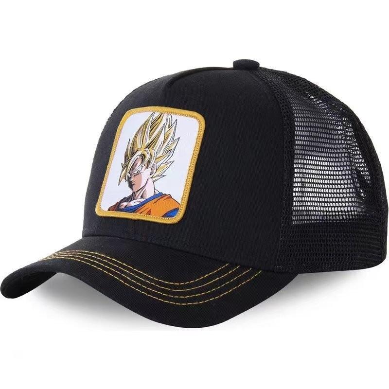 Dragon Ball Goku Embroidered Baseball Cap With Sun Protection For Casual Wear