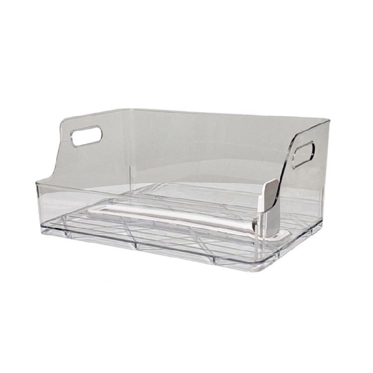 

Space Saving Desktop Book Organiser Clear Acrylic Bookend Heavy Duty Book Support for Magazines Document Notebook Album 1