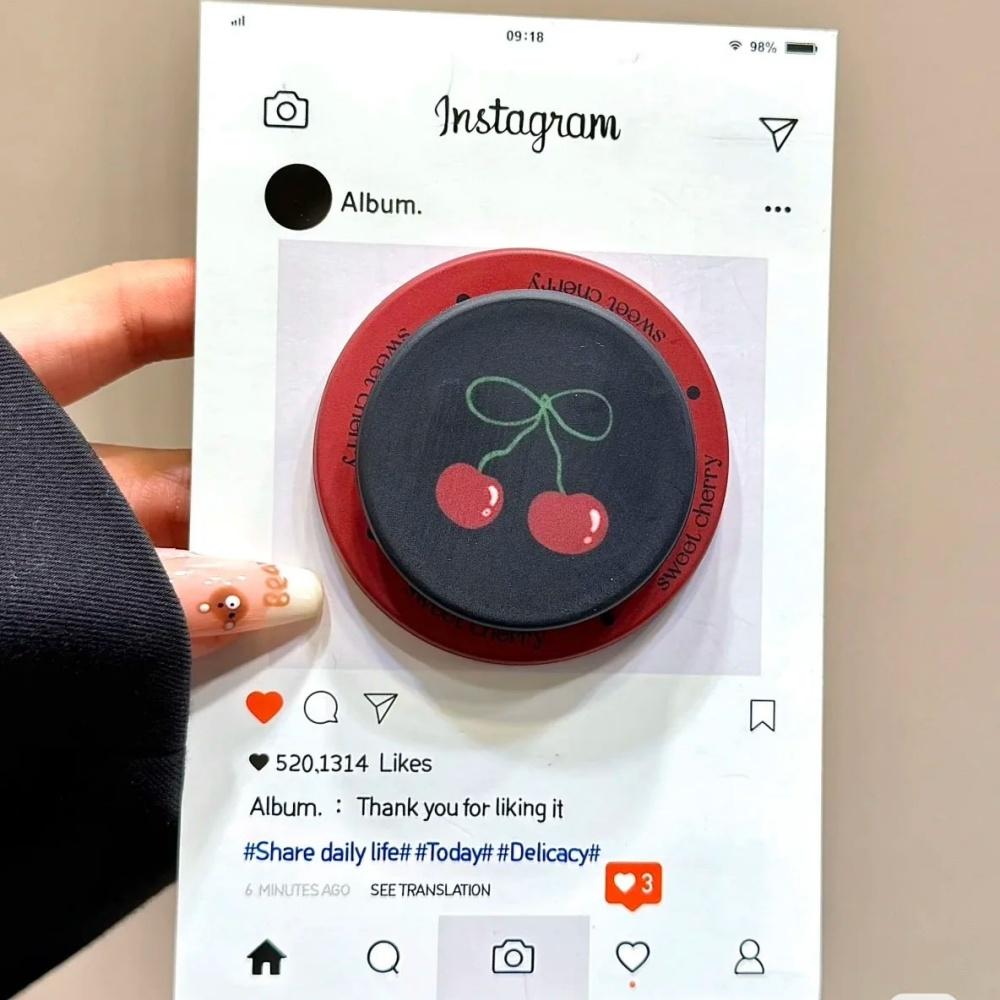 

Корейский Милый Мультяшный Магнитный Держатель-Подставка для Телефона Вишенка Griptok для Аксессуаров iPhone Magsafe Smart Tok