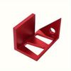 45/90 Degree Center Finder Woodworking Square Dovetail Jig - Multifunctional Marking Gauge, Aluminum Alloy Center Scribe Ruler