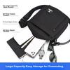 PLAYBOY Men's Shoulder Bag, Crossbody Bag, Casual Bag, Outdoor Sport Bag, Black