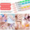 Nail Art Accessories Set Nail Decoration Kit 15Pcs Nail Pens 5Pcs Dual-ended Dotting Pens Nail