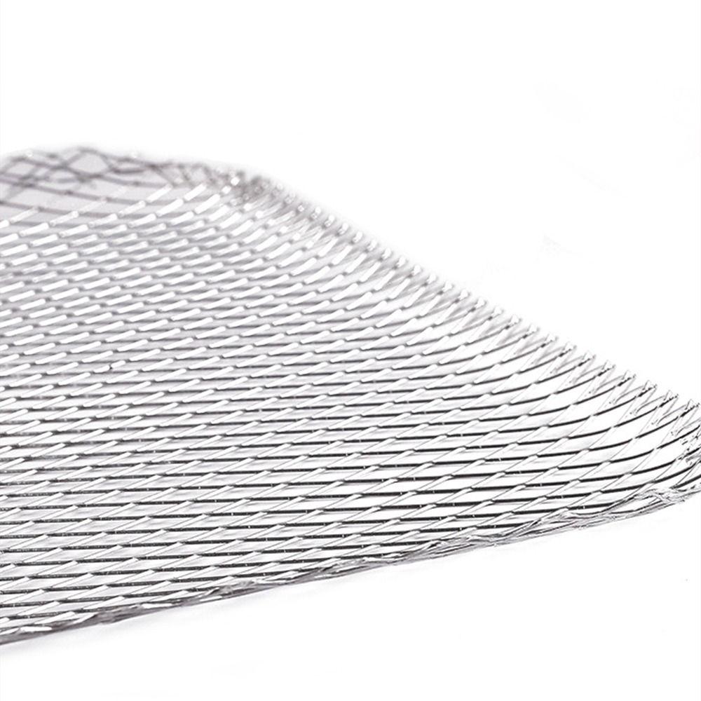 10PCS Aluminum Disposable Barbecue Net Thickened Grill Mesh Mat Food Cooking Screen  Camping Grill