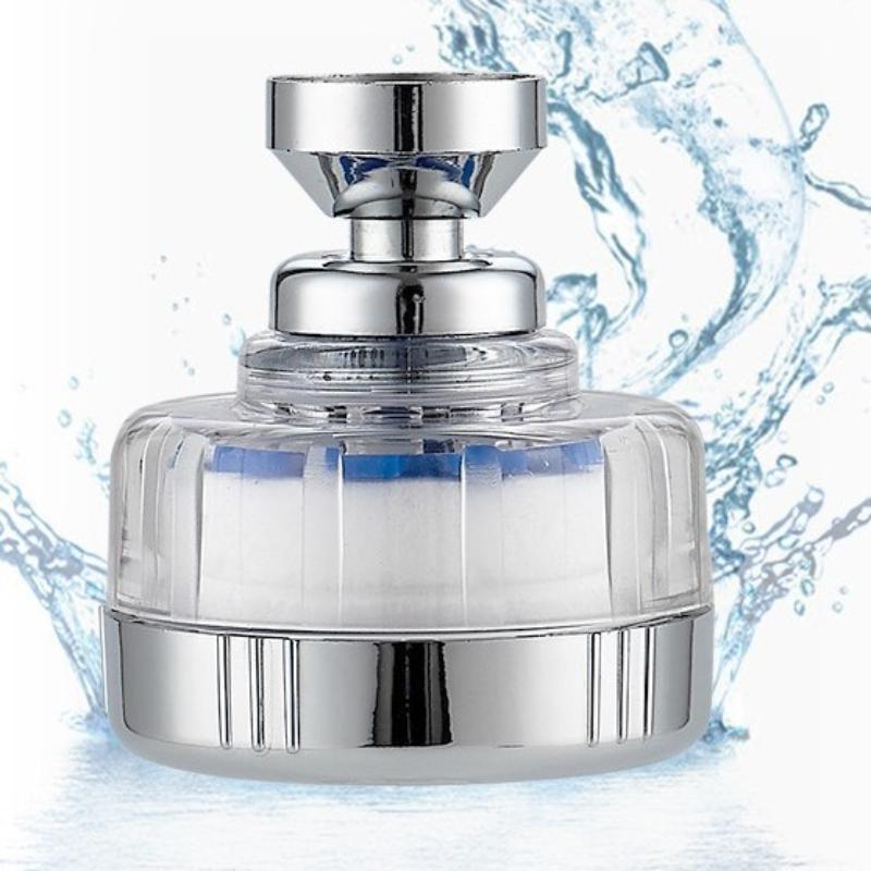 Kitchen Faucet Water Filter 360 Degree Pressurized Universal Faucet Aerator Sink Bathroom Accessories