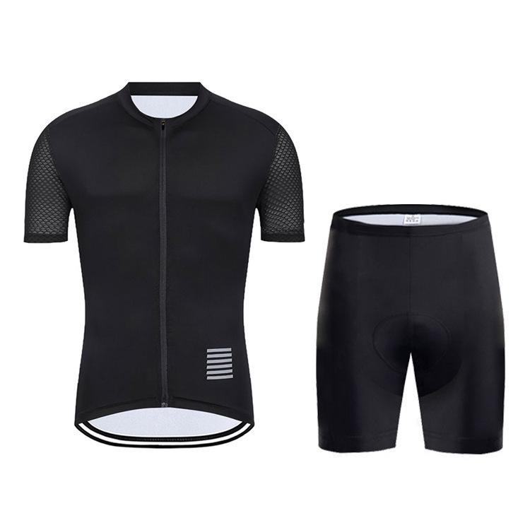 Unisex Summer Cycling Jersey Set: Breathable, Sweat-Absorbing Short Sleeve Top & Shorts