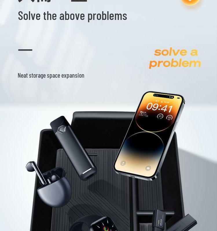 Storage Box for Avatr 07 Center Console Armrest - Car Interior Modification Accessory