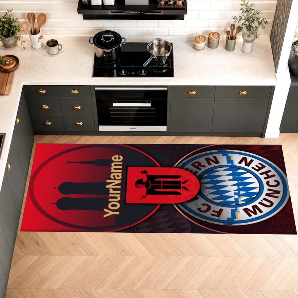 Bayern Munich Customize Your Name Kitchen Rug Runner Rug Laundry Mat Hallway Entryway The Best Gift Choice