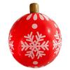 PVC Inflatable Christmas Ball Garden Decoration Ornaments Ball 60CM Xmas New Years Party Atmosphere Ball Yard Lawn Porch Decor