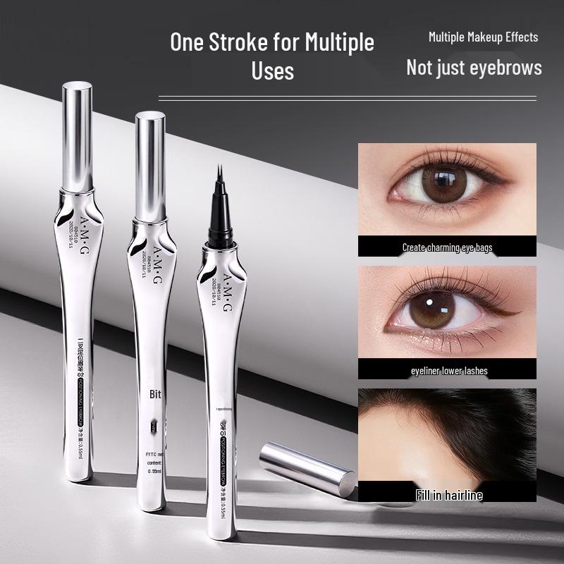 A.M.G 3D Smudge-Proof Eyebrow Pencil - Dual-Tip for Defined, Natural Brows