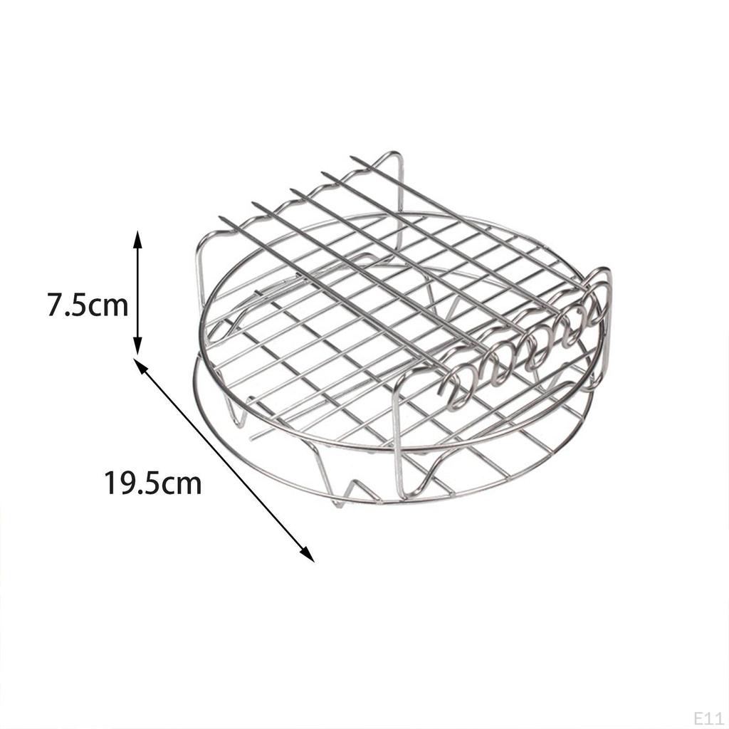 Air Fryer Rack Drain Kabob Cooling Multi-layer 304 Stainless Steel Potato