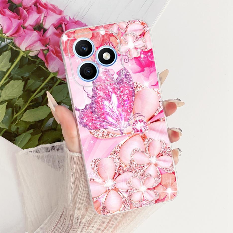 For Honor X8d 4G Case Cool Fashion Painted Cover 6.77'' Soft Silicone Phone Case For Honor X8d X 8d HonorX8d 4G Back Cover Coque