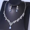 Luxury Flower Choker Necklace Set Vintage Necklace Set New Necklace Earrings Set  Women