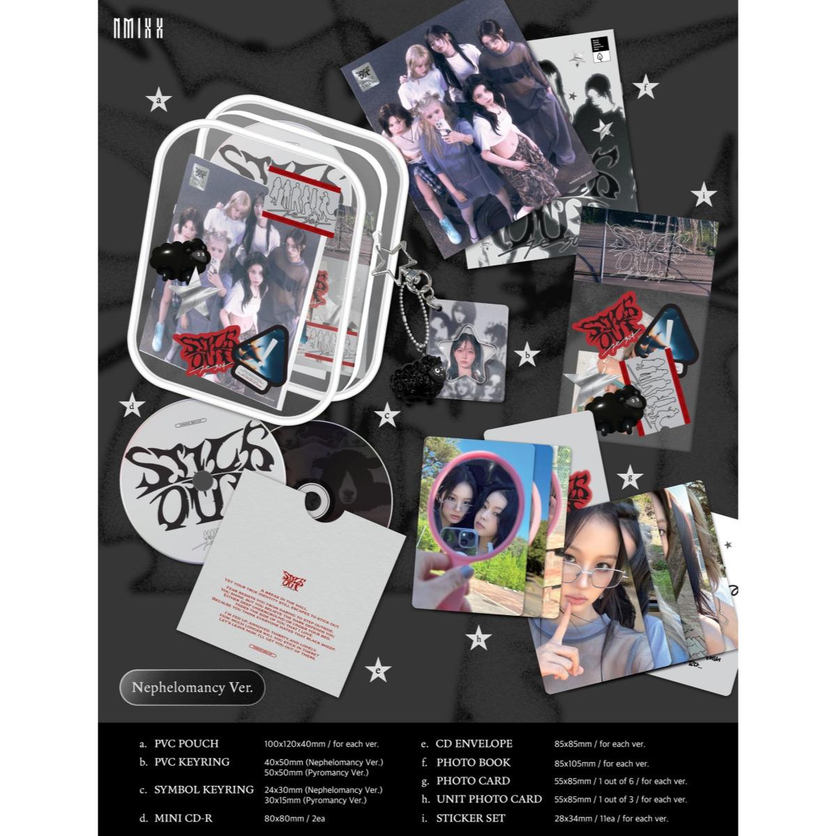 

NMIXX - Fe3O4: STICK OUT / 3rd EP Album (Обмежена версія) Nephelomancy ver. (Gray)