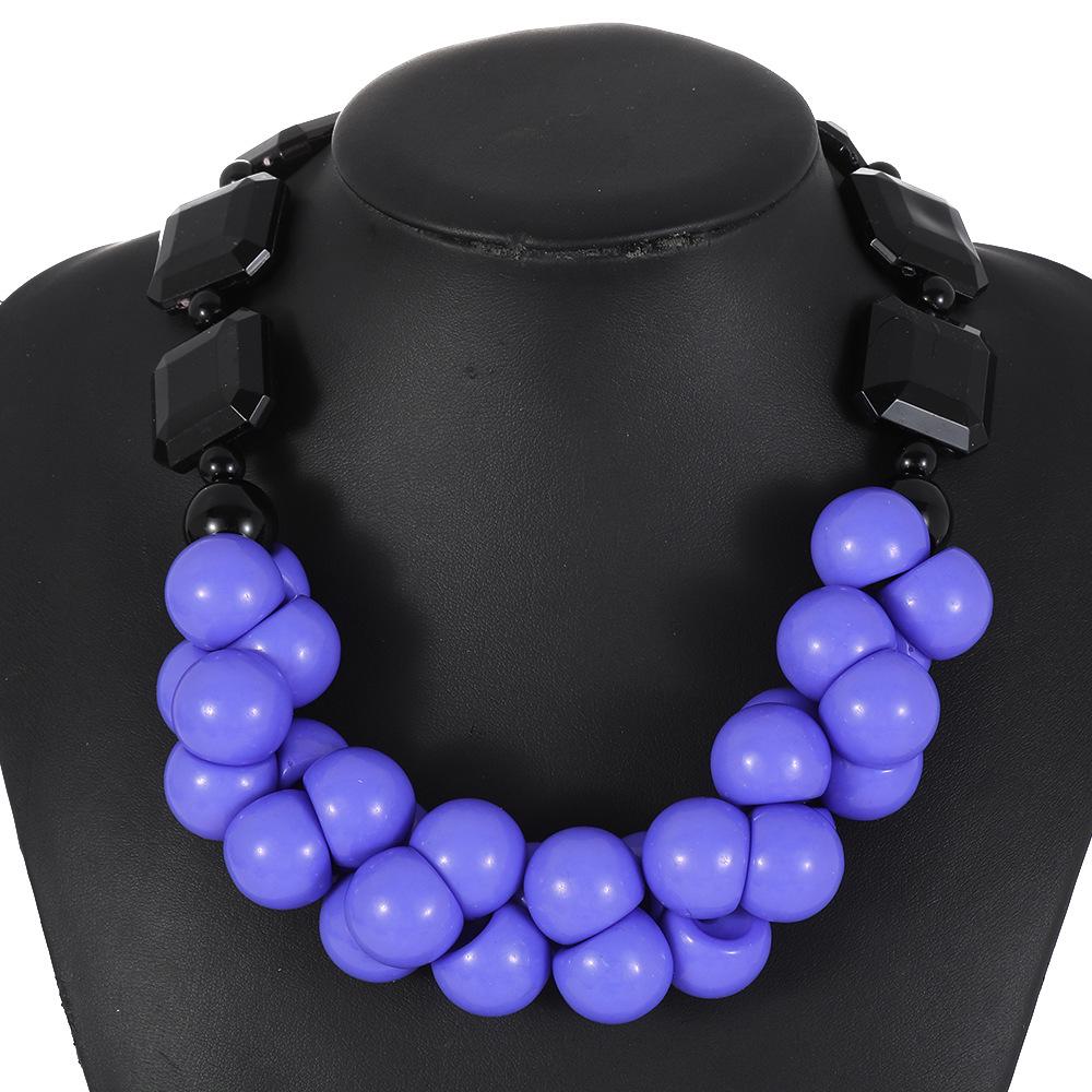 

Bohemian Retro Multi-Layer Beaded Statement Necklace