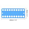 10pcs Plastic Floss Bobbins Sewing Thread Plates Winding Board Cards for Craft DIY Embroidery Light Purple / Blue / Sky Blue