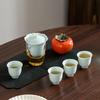 Fangran Auspicious Persimmon Ceramic Teaware Set