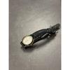 Used Vintage SEIKO Quartz Ladies Watch Gold Black