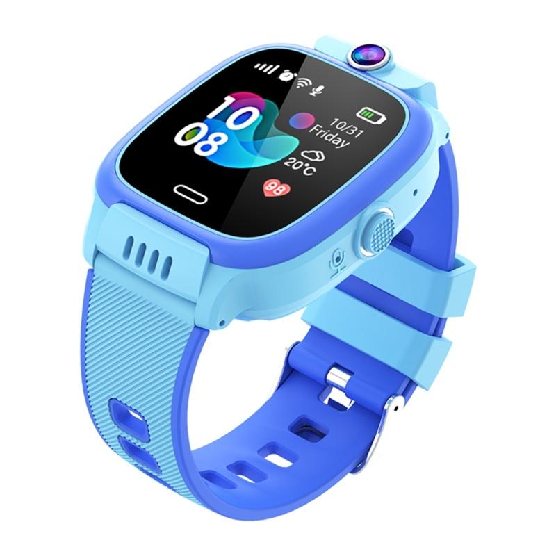 Children Smartwatch WIFI LBS Real-time Positioning Waterproof 1.44in Screen Watch with Phone Calling SOS Weather Photo