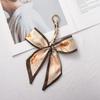 Silk Scarf Pendant Keychain: Versatile Bag Charm & Keyring