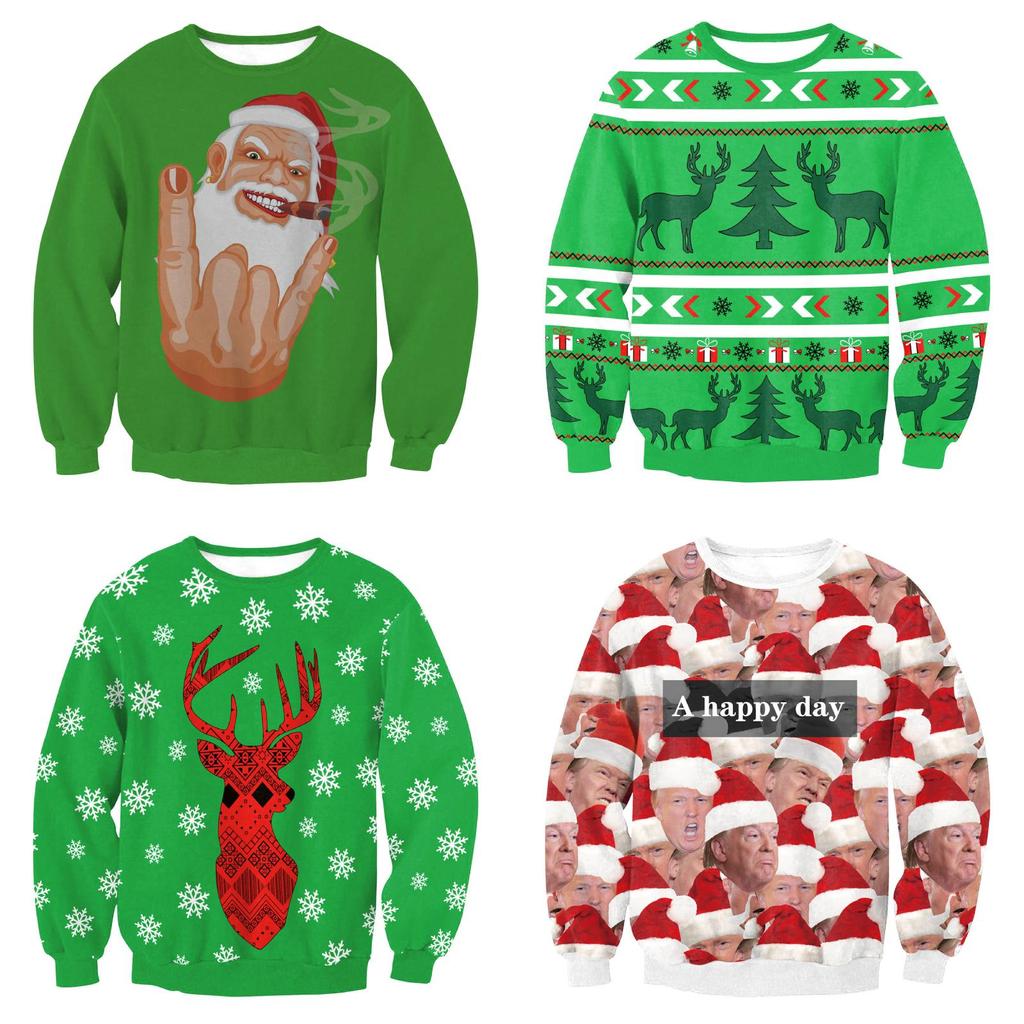 Classic Mens Christmas 3d Printed Hoodie With Polyester Fabric For Holiday Celebrations
