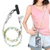 Gewebtes Blumen-100W Super-Schnellladekabel-Lanyard mit Crossbody- & Handgelenk-Verlustschutzdesign