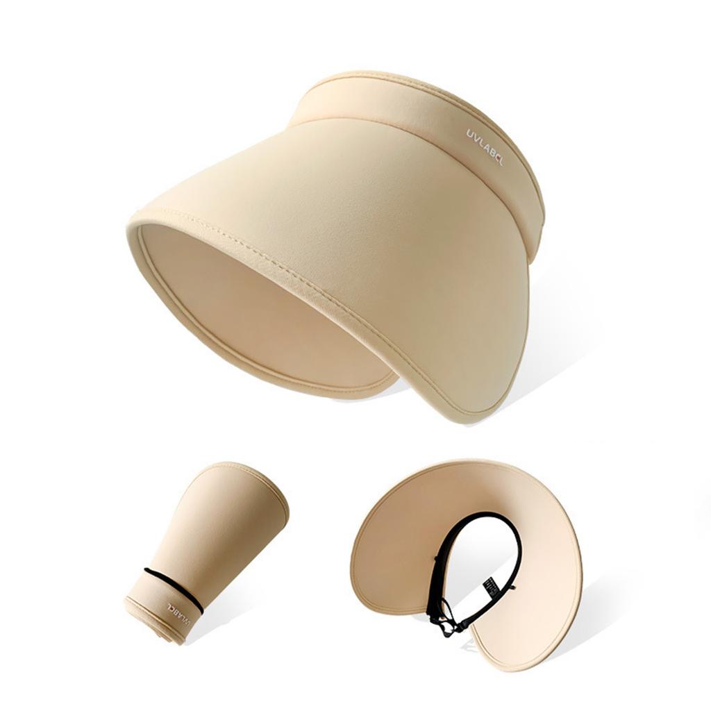 Womens Wide Brim Sun Hat Summer Wrap Around Face UV Protection Sun Visor Breathable Outdoor Sunscreen Cap for Beach Travel Sport
