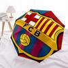 1pc Barcelona Football Automatic Open/close Folding Portable Umbrella with 8-Rib Structure for Women/Men, All-Season Use  A0901123