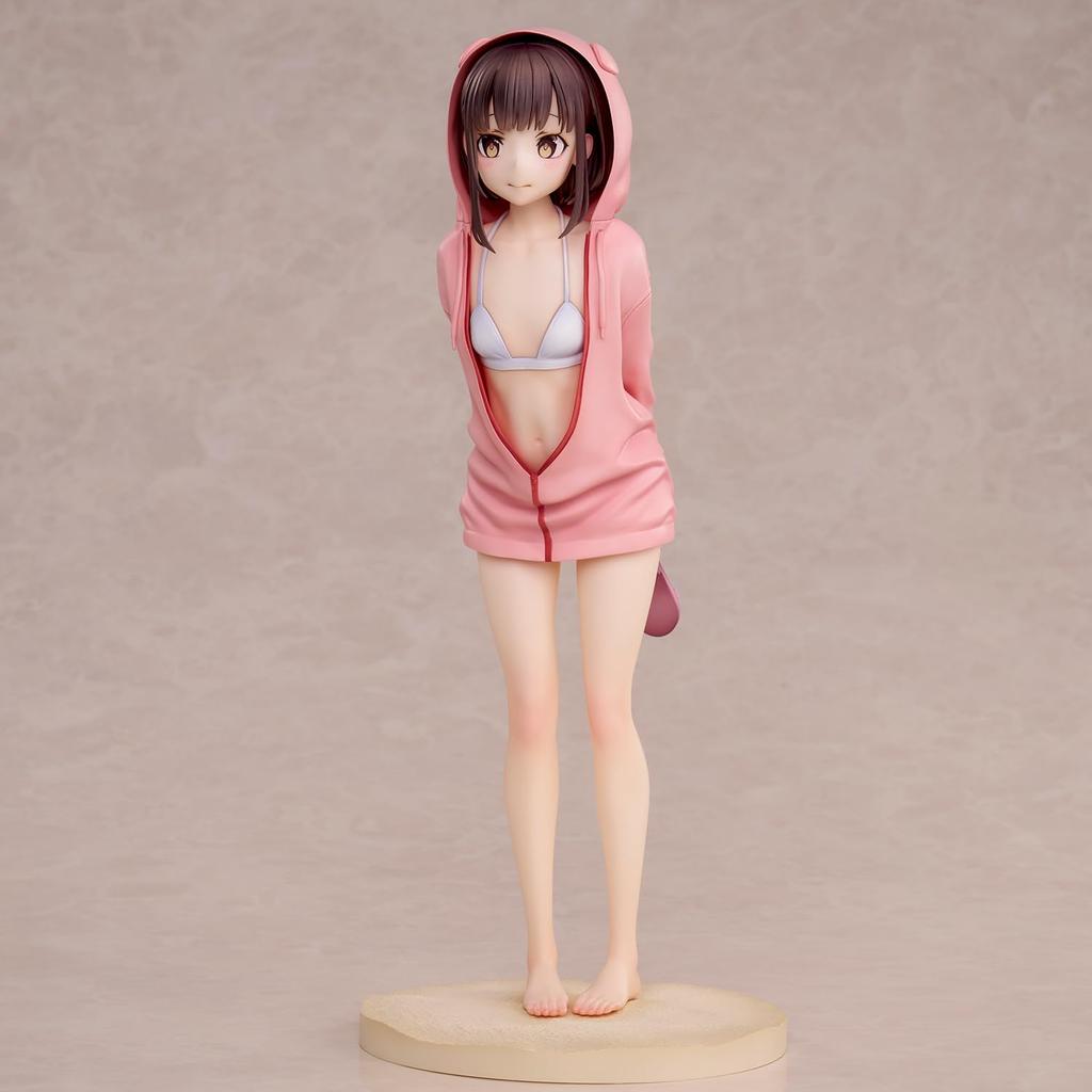 Jonsun Illustration Parka PVC ABS Painted Complete Figure "Swimsuit Misaki" Non-scale &