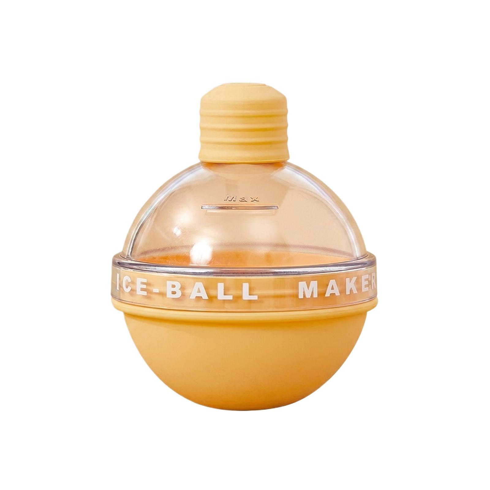 

Whiskey Ice Ball Maker Mold Round Ice Cube Tray Food Grade Silicone Ice Mold for Home Use Durable Easy to Clean and Reusable One Size