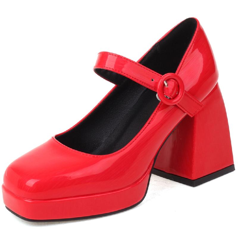 Luxury High Heels Pumps Shoes Woman Elegant 2025 Ankle Straps Black Red Gold Women's Heeled Party Wedding Shoes Ladies Big Size