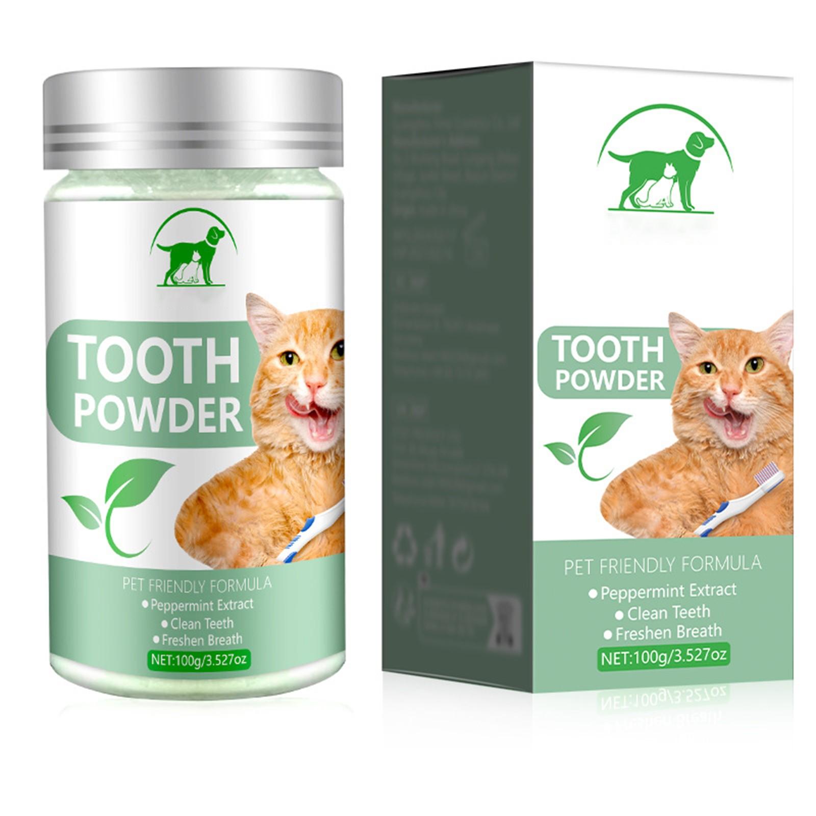 

Порошок для чистки зубов у собак и кошек, чтобы чистить зубы и предотвращать неприятный запах изо рта. Порошок для чистки зубов