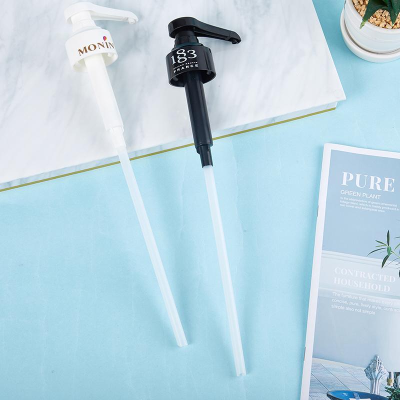 Kaffeespender Siruppumpe Schwarzer Flüssigkeitsspender für Sirup 10Ml Saftflaschenspenderpumpe