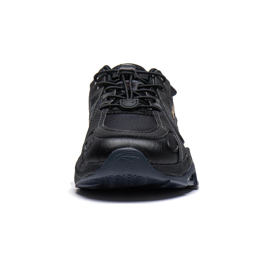 Li Ning Yun Chuan V2 Comfortable Shock Absorption Rebound Kids Casual Shoes Kids Casual Shoes Black YKCT144-5