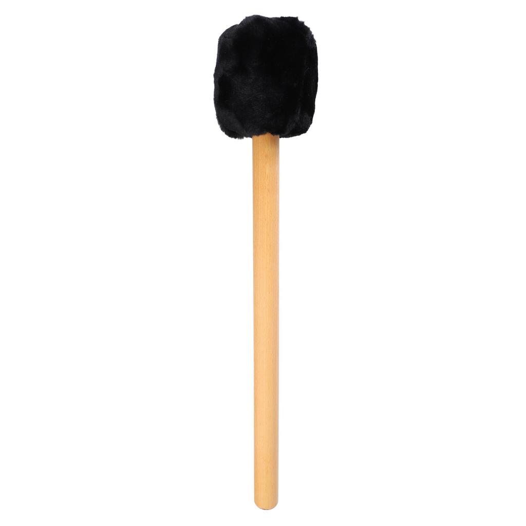Drum Mallet Soft Felt Head Drumstick with Long Handle for Xylophone Timpani Beater Black