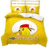 Quilt Cover 3D Digital Printing Bedding Kit Duvet Cover Three-Piece Set
