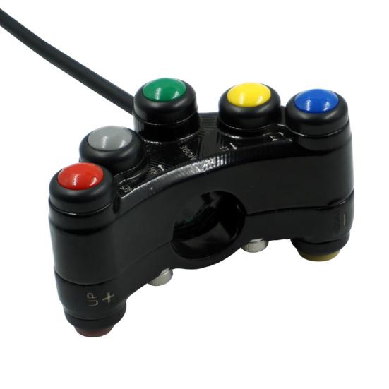 

5 кнопок, мотоцикл, скутер, квадроцикл, руль, сигнал поворота, переключатель управления светом