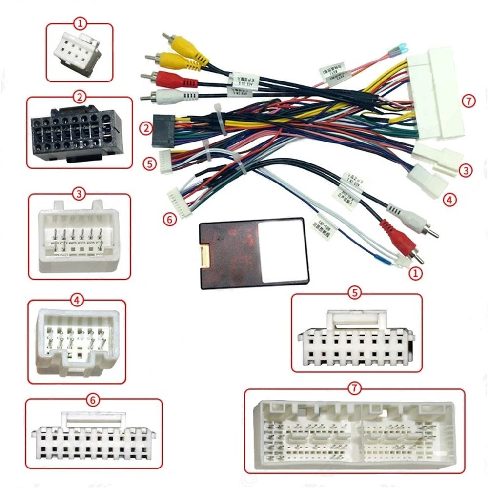 For Hyundai Sonata 9 Kia Kx5/Kx7 2016 Stereo 16 Pin Wiring Harness W/ Canbus Box