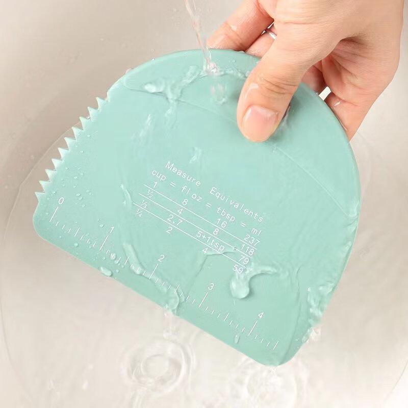 Food-Grade Silicone Cake Scraper & Spatula Set