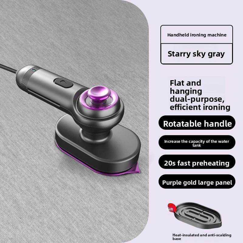 Portable Dry And Wet Handheld Steamer With Rotating Foldable Design For Home Use